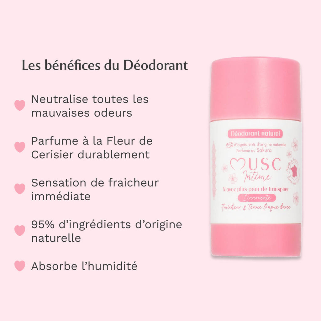 3 déodorants au Sakura