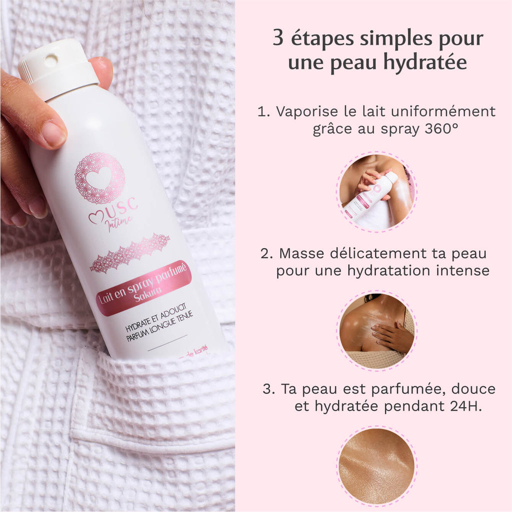 Lait en spray parfumé au Sakura - l'Innocente