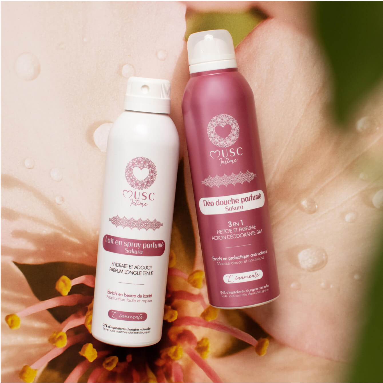 Lait en spray parfumé au Sakura - l'Innocente