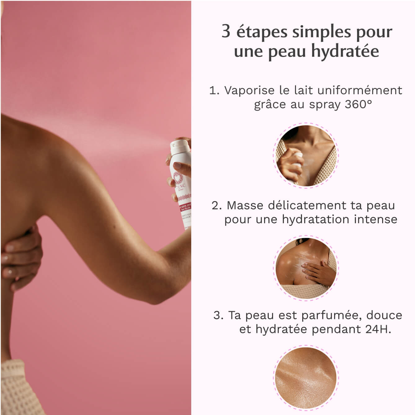 Lait en spray parfumé au Sweet Litchi - la Délicieuse